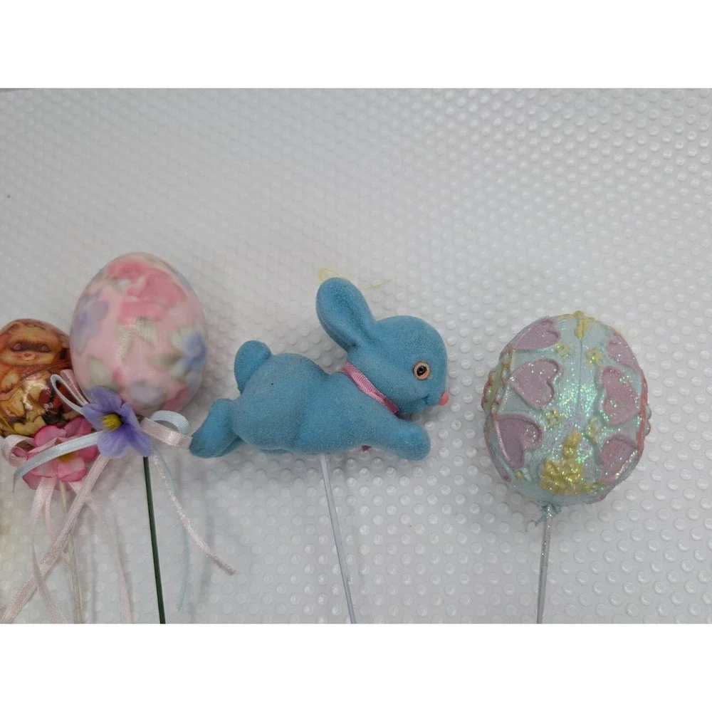 Easter Egg Rabbit Bunny Pick Lot Decorations‎